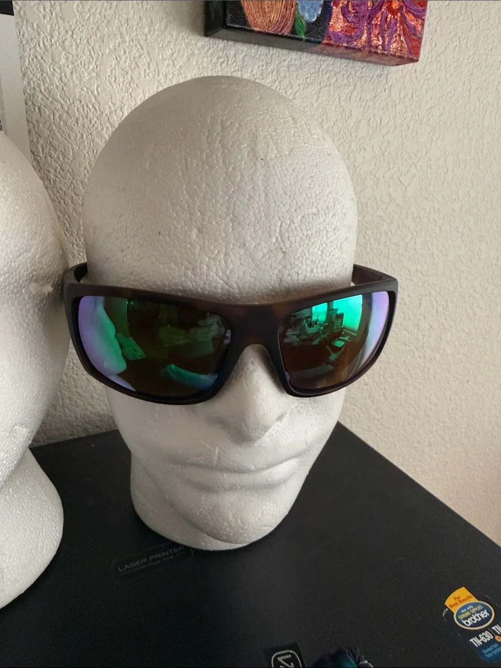 Von zipper new suplex matte tort/ green mirror sunglasses